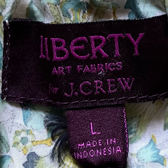 Liberty Art Fabric for J. Crew Floral Top - Picture 8 of 10